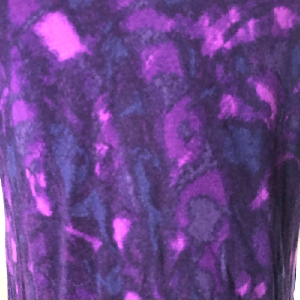 Banana Republic Purple Printed Top - Picture 3 of 5